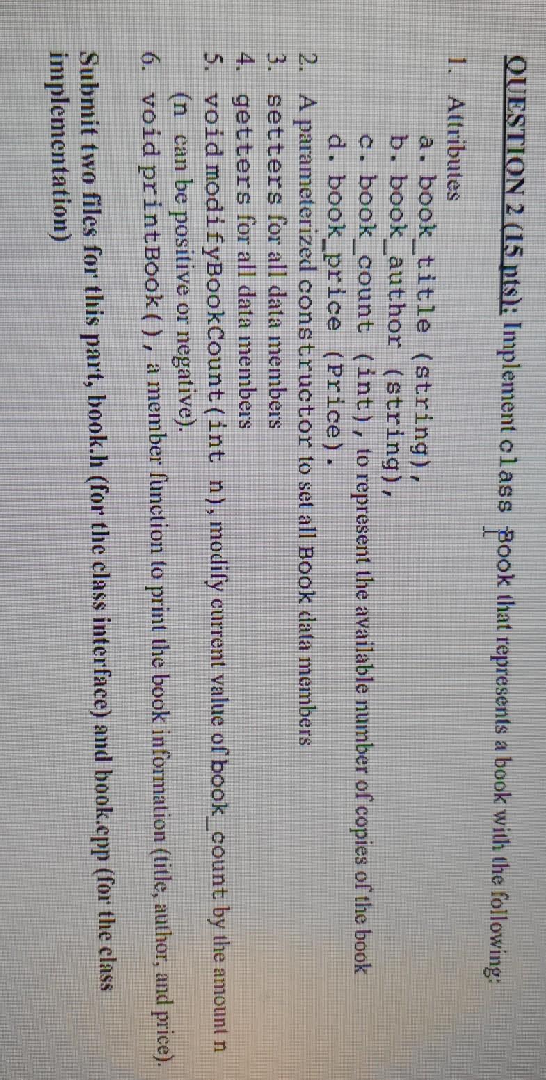 will need to address any requirements that are not implemented yourself 2.