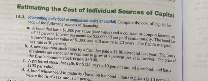 return and provides a basis to compare the return offered by corponte