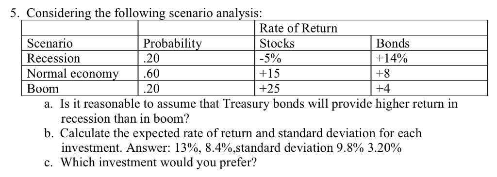  Please solve and explain in a SIMPLE way, thanks! 5. Considering