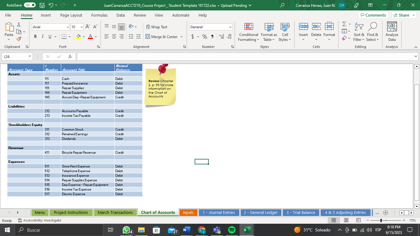 this requirement print your General Journal to complete Requirement \#2 on the