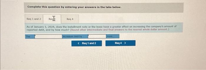 1, 2024, Poradise Partners decides to upgrade recreational equipment ot its resorts,