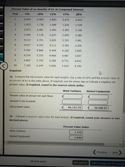 value method, internal rate of return method, and analysis for a service