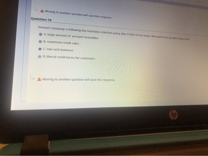 15 16 Moving to another question will save this response. Question 7