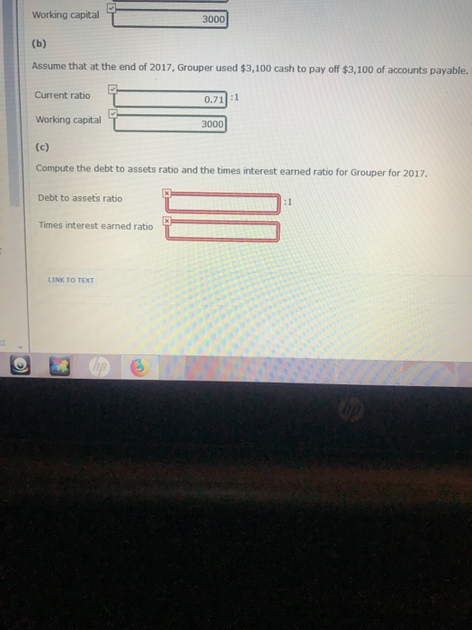 2e Heln l Your answer is partially correct. Try again Grouper Company