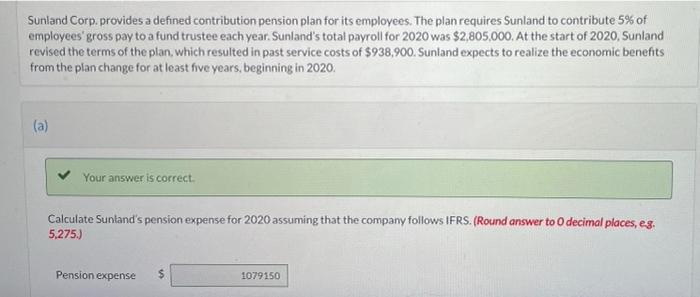  Sunland Corp. provides a defined contribution pension plan for its employees.