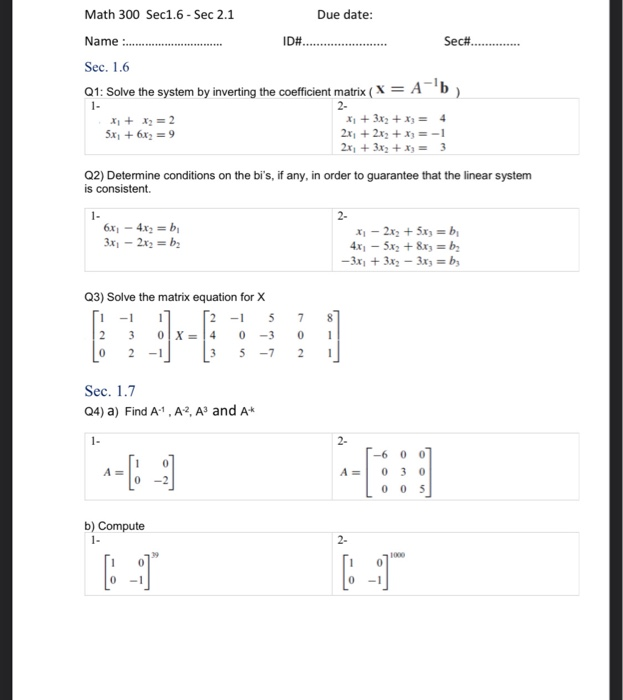  Answer all questions and the answer will be short, please Math