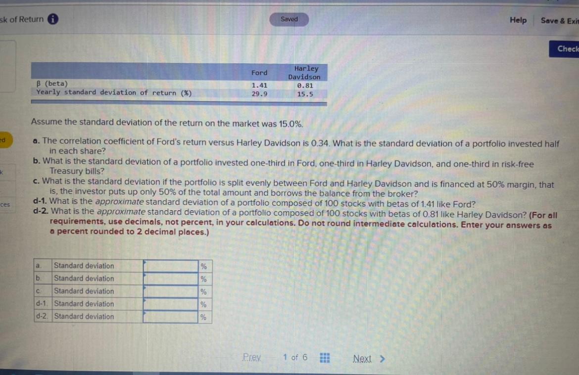  sk of Return Saved Help Save & Exit Check Ford B