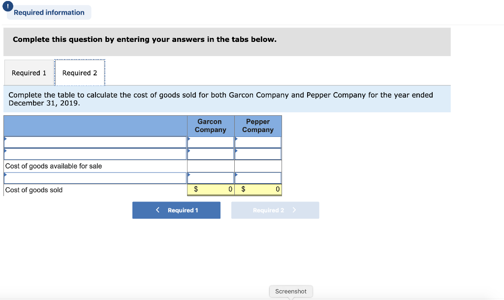 Exercises below. [The following information applies to the questions displayed below.] The