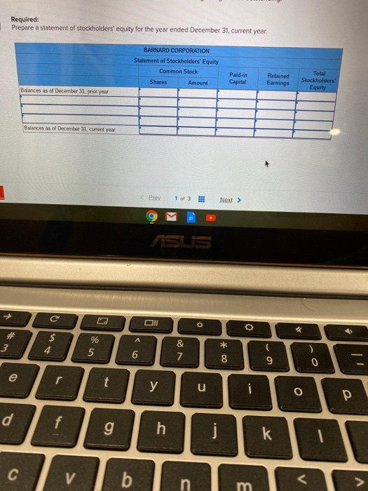 the prior year annual reporting period, Barnar oration's balance sheet showed the