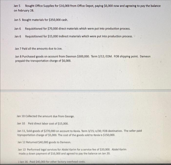 ledger, prepare unadjusted trial balance, prepare necessary adjustments on the basis of