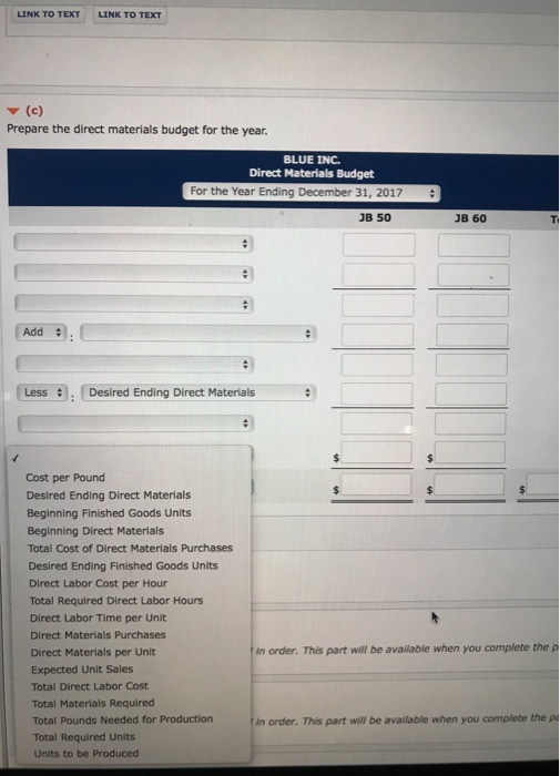 Accounting Product Product 38 50 25 60 at furnish the data shown