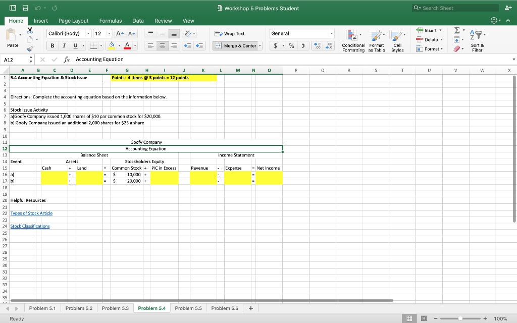 Help please Workshop 5 Problems Student Q Search Sheet E 2 "