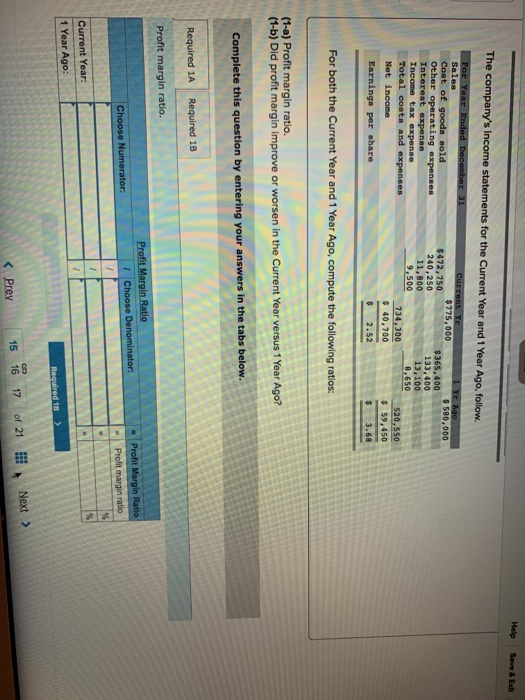 in advance (practice exam) Same problem in all photos!!!* Required Information (The