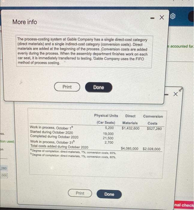 please help with requirement 3(: - X More info s accounted for