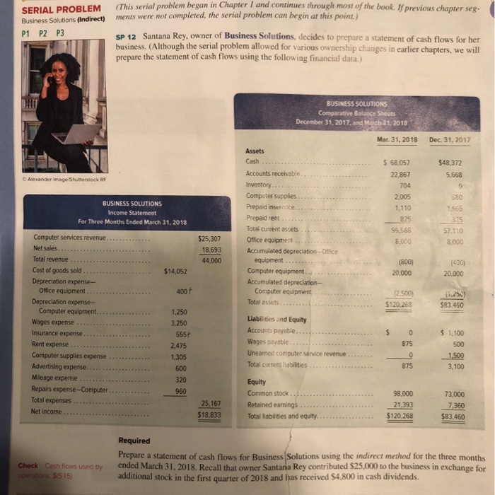  SERIAL PROBLEM (This serial problem began in Chapter I and continues