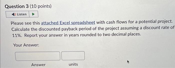 2 & Period & Cash Flows & \\ \hline 3 & 0