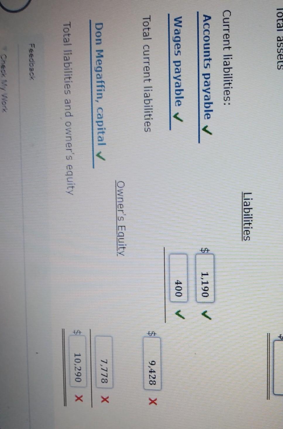 supplies Prepaid Insurance Delivery Equipment Accumulated Depreciation Delivery Equipment Accounts Payable Wages