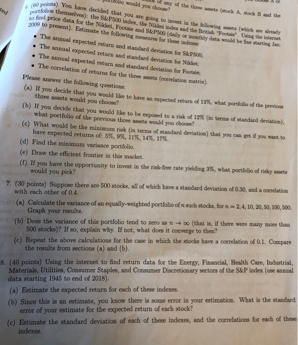  all Jou u se A or 6 (60 points) H US