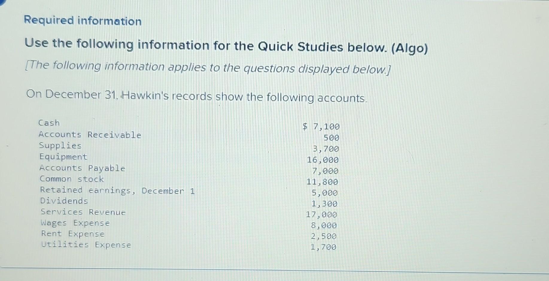 This chart will be used for all the steps. Step 1