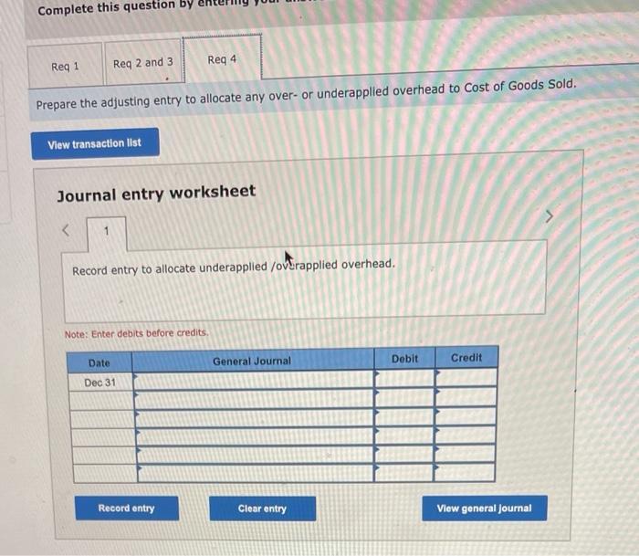 produced during 2017 by using the following cost predictions: overhead costs $850,000,