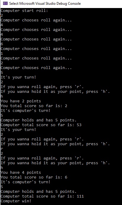 int cgScore = 0; int humanTotalScore = 0; int computerTotalScore = 0;