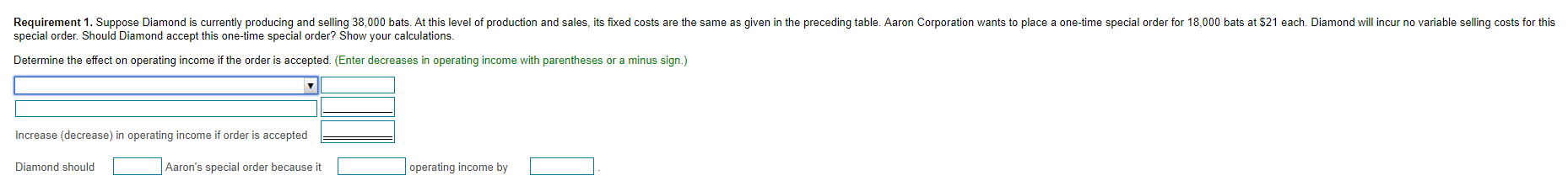 overhead Fixed manufacturing overhead Variable selling expenses Fixed selling expenses Total costs