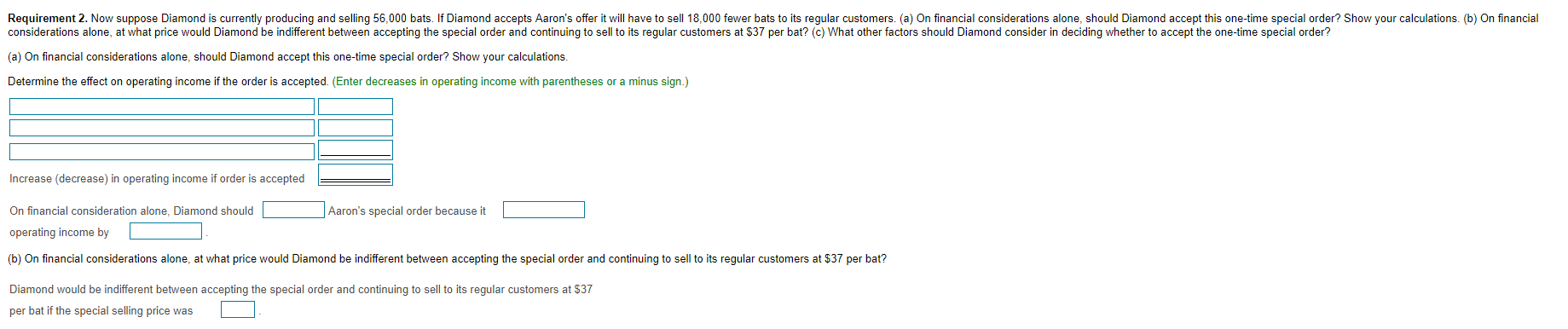 Cost per Bat Total Costs 9 $ 504,000 5 280,000 2 112,000