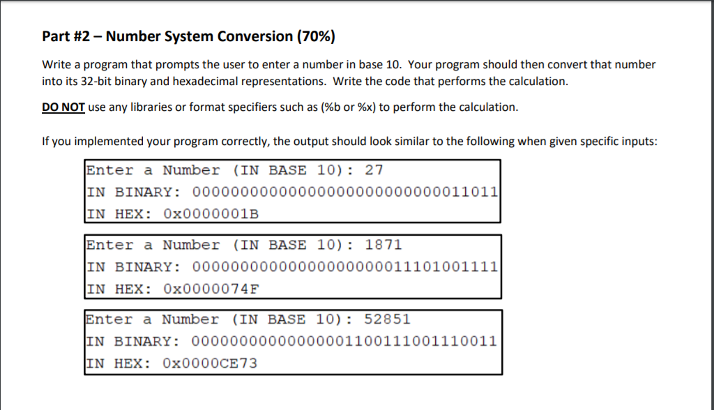  Using C*****, Write a program that prompts the user to enter