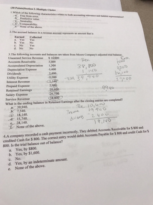  I need help with #2 and #4 (30 Points)Section I iMultiple