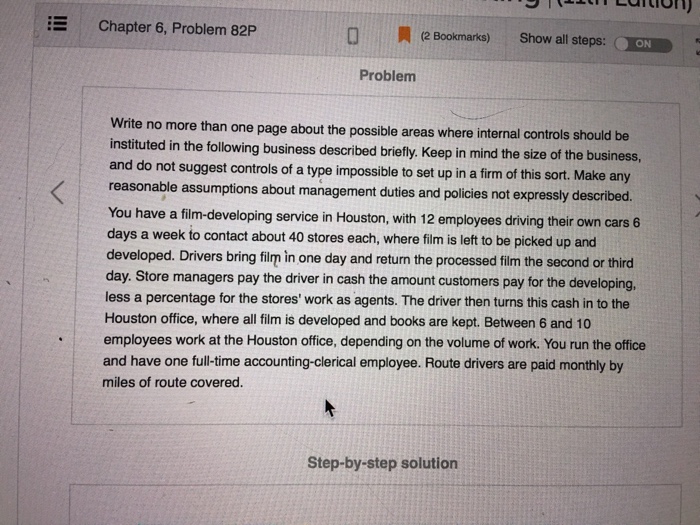  Chapter 6, Problem 82P (2 Bookmarks) Show all steps: ( ON