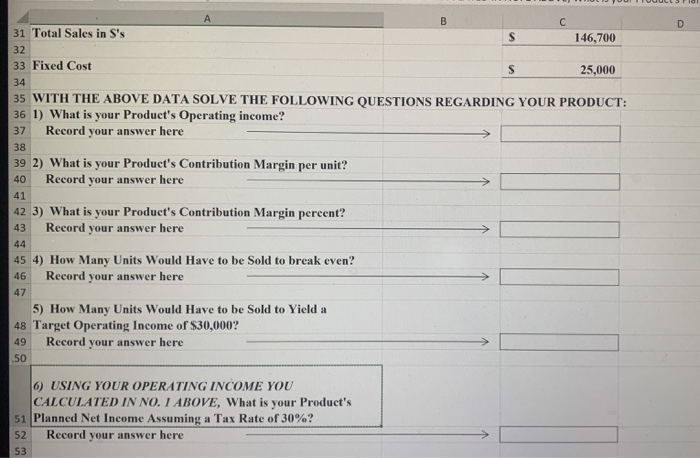 POSTED IN YOUR GRADEBOOK) 10,266.00 First Name Last Name 9 Enter Your