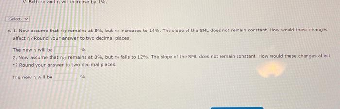 a. What is ri, the required rate of return on Stock I?