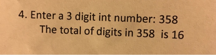 Using assembly language, get the sum of digits. Basically the user