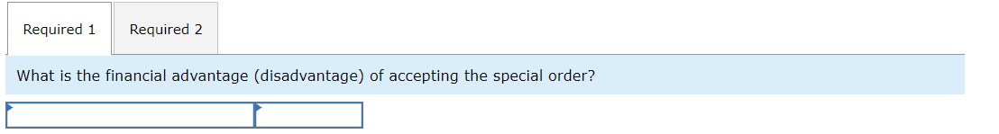 single product. The cost of producing and selling a single unit of