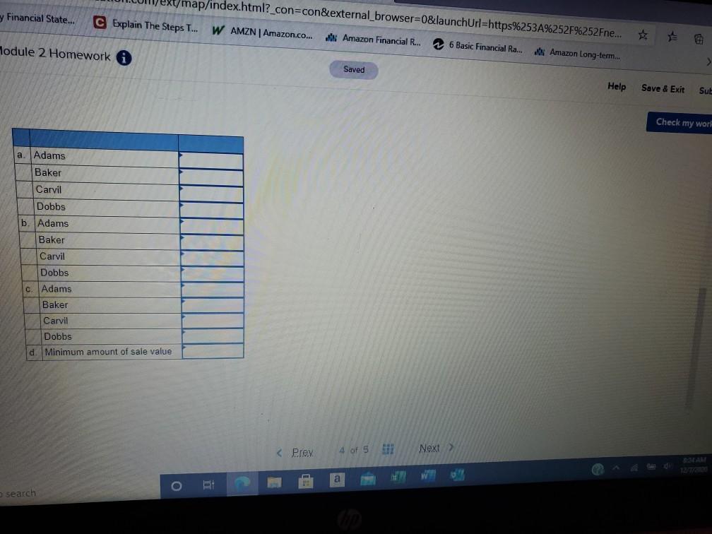 Amazon.co... A Amazon Financial R... 6 Basic Financial Ra... UN Amazon Long-term..