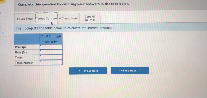 a $16,000, 45-day, 8: note dated December 13 in granting Miranda Lee