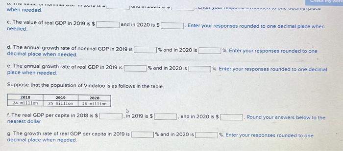 dollars and the base year is 2018 a. Complete the table below.