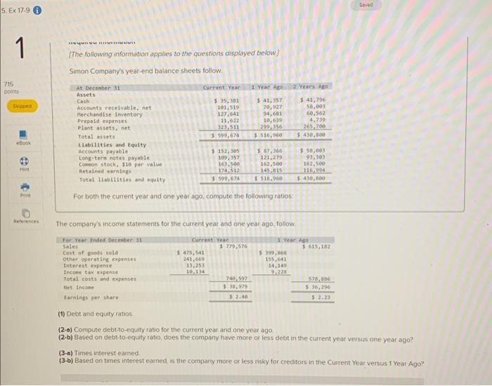  I really need help with this question! [The following information applies