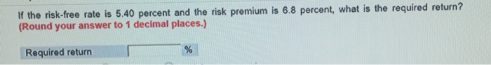 and the potential returns: (Round your answer to 2 decimal places.) if