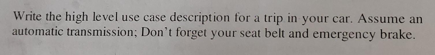 software engineering and object oriented modelling design Write the high level