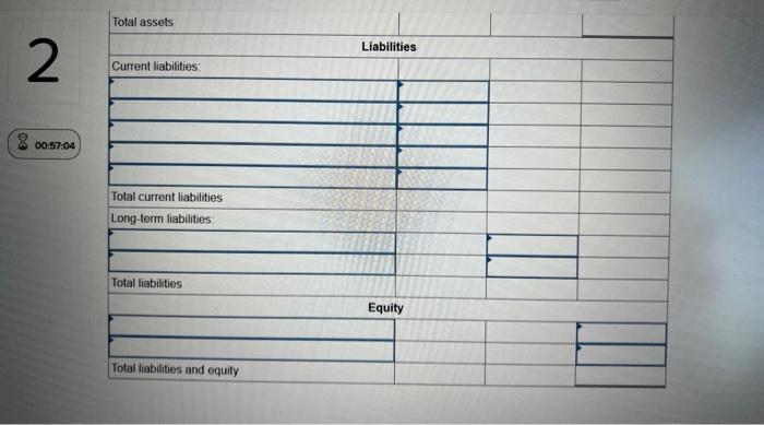 a. On April 2, you recelved the telephone bill for the month