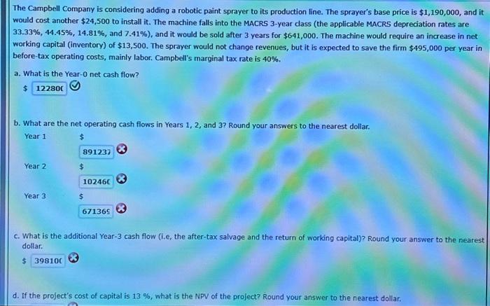 sprayer to its production line. The sprayer's base price is $1,190,000, and