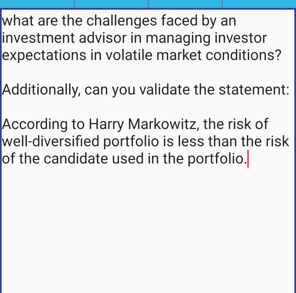 Pls help me in solving this question what are the challenges faced