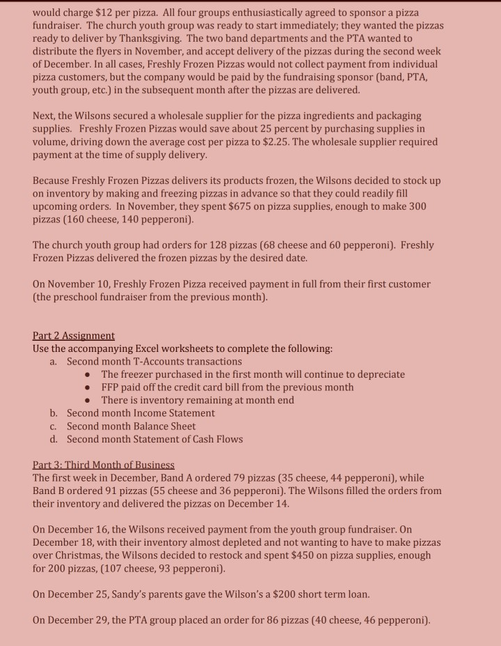 - A Case Study Background Chet and Sandy Wilson saw a business