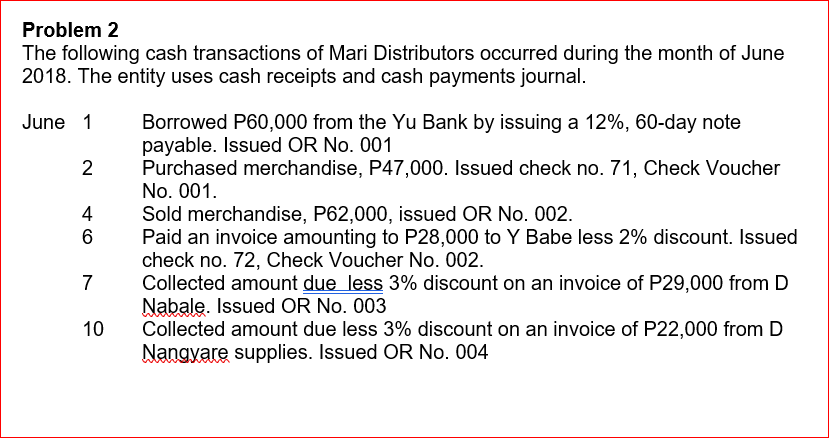 Oct 7 Purchased merchandise on credit from Salamat Wholesalers, terms n/30, FOB