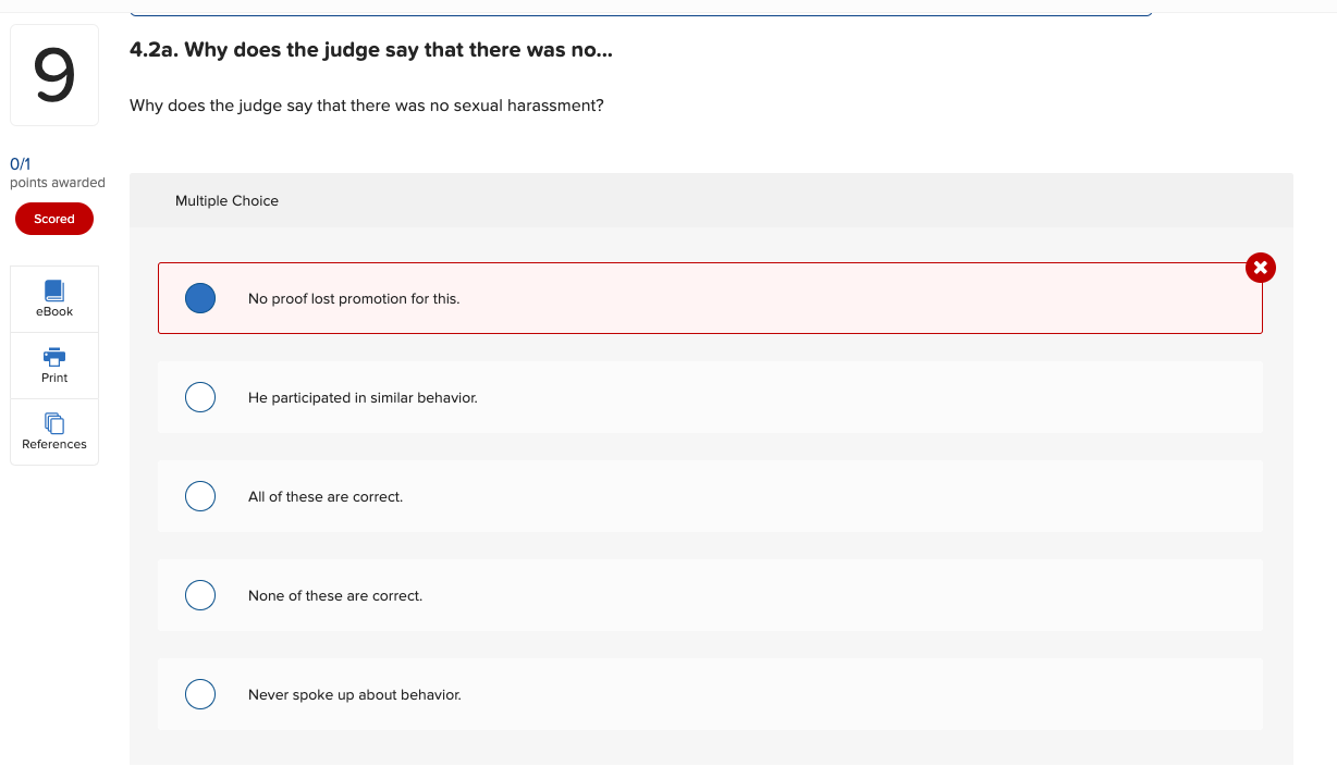 defendant say regarding Mr. Silverstein's behavior at work? Part 3 of 6