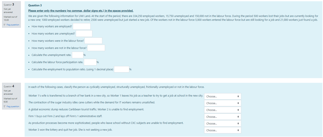  Question 3 Please enter only the numbers (no commas, dollar signs