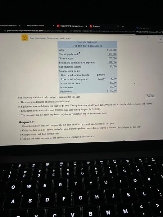 Free Cash Flow [9 LO15-1, LO15-2, LO15-3 Mary Walker, president of Rusco