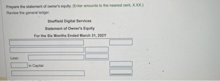 the general ledger. llowing step
