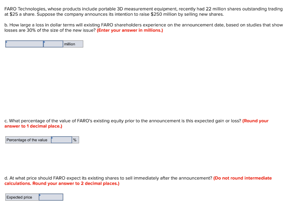 FARO Technologies, whose products include portable 3D measurement equipment, recently had